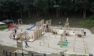 木製遊具、アスレチック遊具