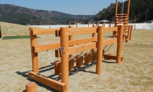 木製遊具、アスレチック