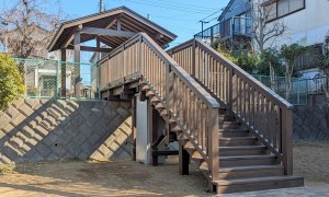 木製デッキ、ウッドデッキ