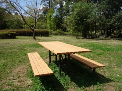 木製野外卓、泉自然公園