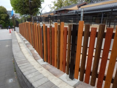 木塀、天王寺動物園