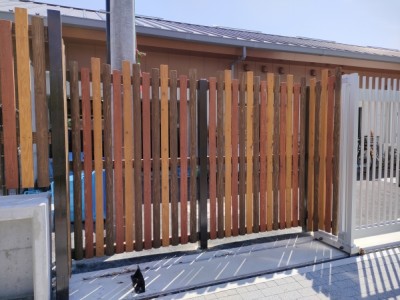 木塀、天王寺動物園