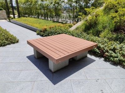 縁台、合成木材