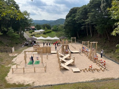 木製遊具、アスレチック遊具