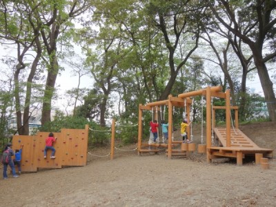 木製遊具、アスレチック遊具