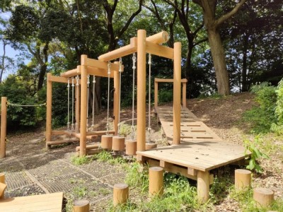 木製遊具、アスレチック遊具