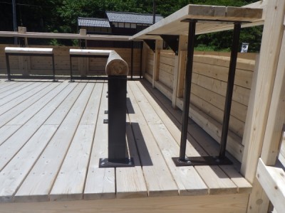 木製デッキ、ウッドデッキ