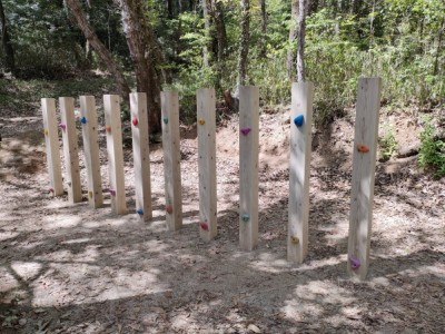 木製遊具、木製アスレチック遊具