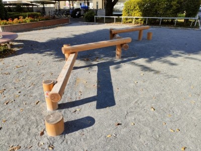 木製遊具、木製アスレチック遊具