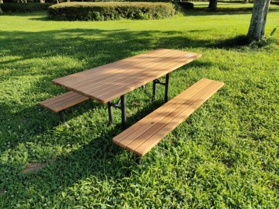 森林環境譲与税、ベンチ、野外卓