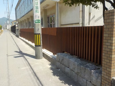 森林環境譲与税、板塀、木塀