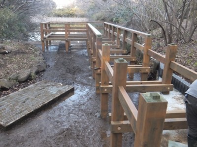 森林環境譲与税、木製デッキ