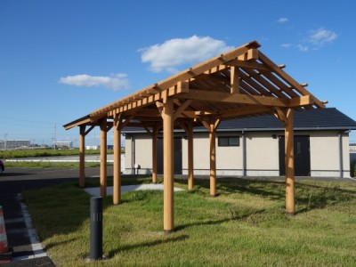 木製東屋、木製パーゴラ