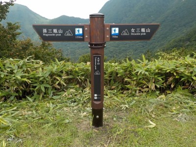 国立公園、木製サイン