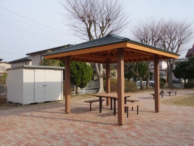 木製、東屋、あずまや、四阿、メーカー
