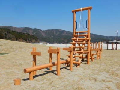 木製遊具、アスレチック