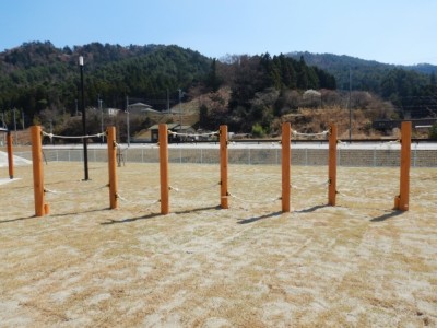 木製遊具、アスレチック