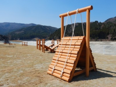 木製遊具、アスレチック