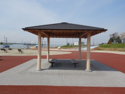 多賀城、木製東屋