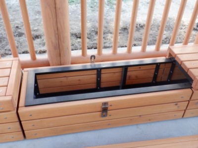 森林環境譲与税、木製東屋