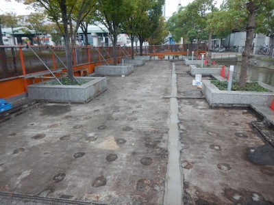 木製デッキ、ウッドデッキ