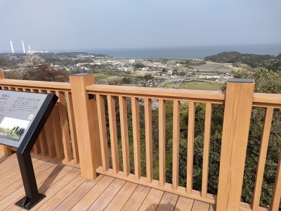 木製展望デッキ