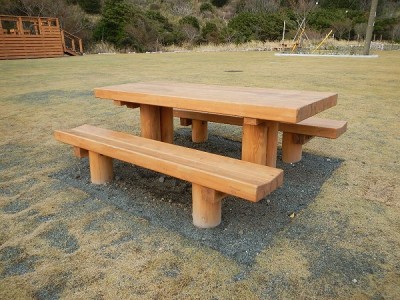 木製展望デッキ