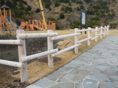 木製展望デッキ