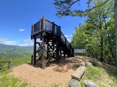 木製展望デッキ