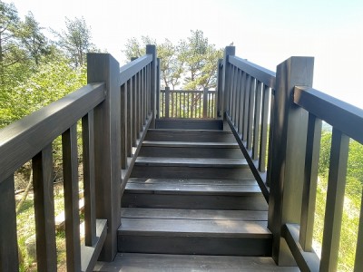 木製展望デッキ