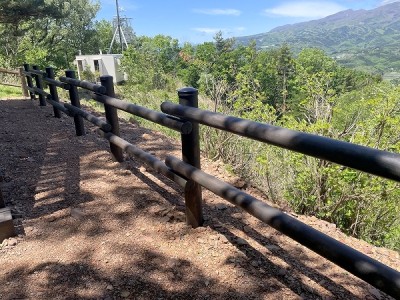 木製展望デッキ