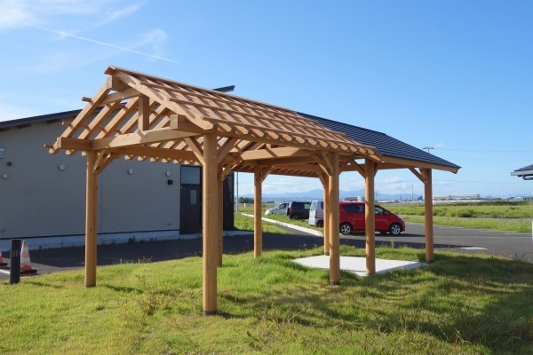 木製東屋、木製パーゴラ