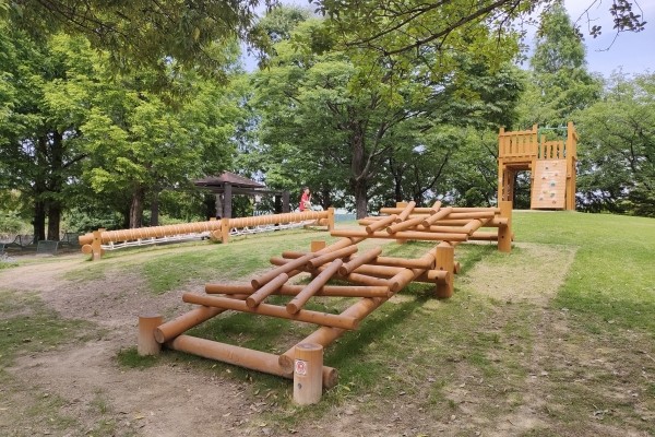 木製遊具、アスレチック