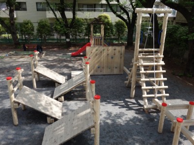 木製遊具、森林環境譲与税