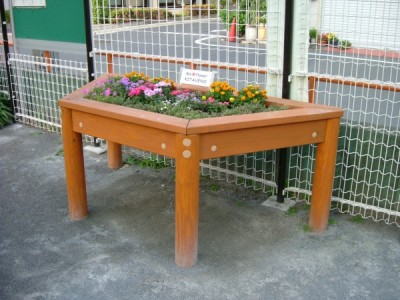 据置、木製プランター