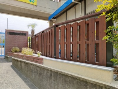 木塀、天満小学校