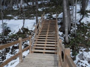 阿寒摩周国立公園。木道